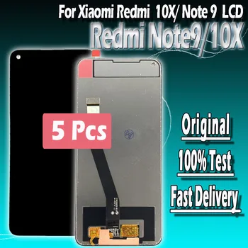 Търговия на едро продажбите на LCD дисплеи за Xiaomi Redmi note 9 LCD панели, подмяна на екрана, дигитайзер докосване на екрана в събирането на LCD дисплея Redmi 10X 4G